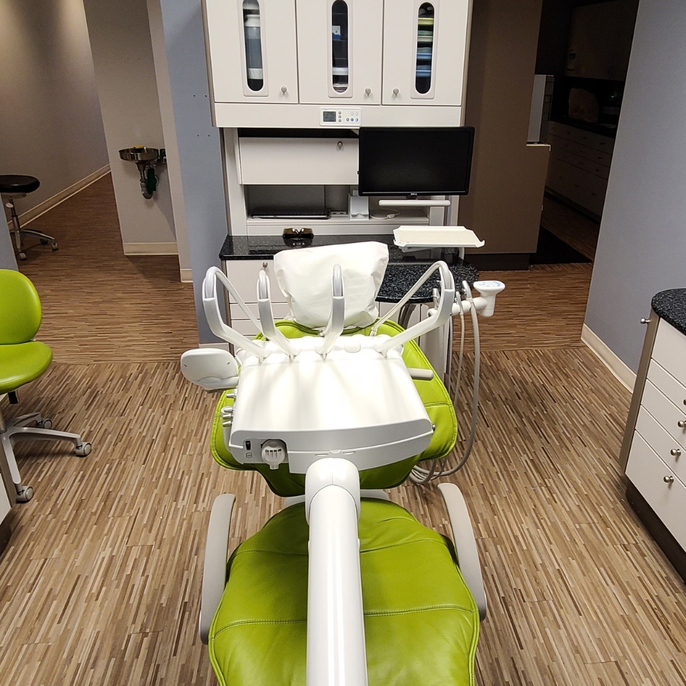 Dental treatment room at Petrolia Dentistry office