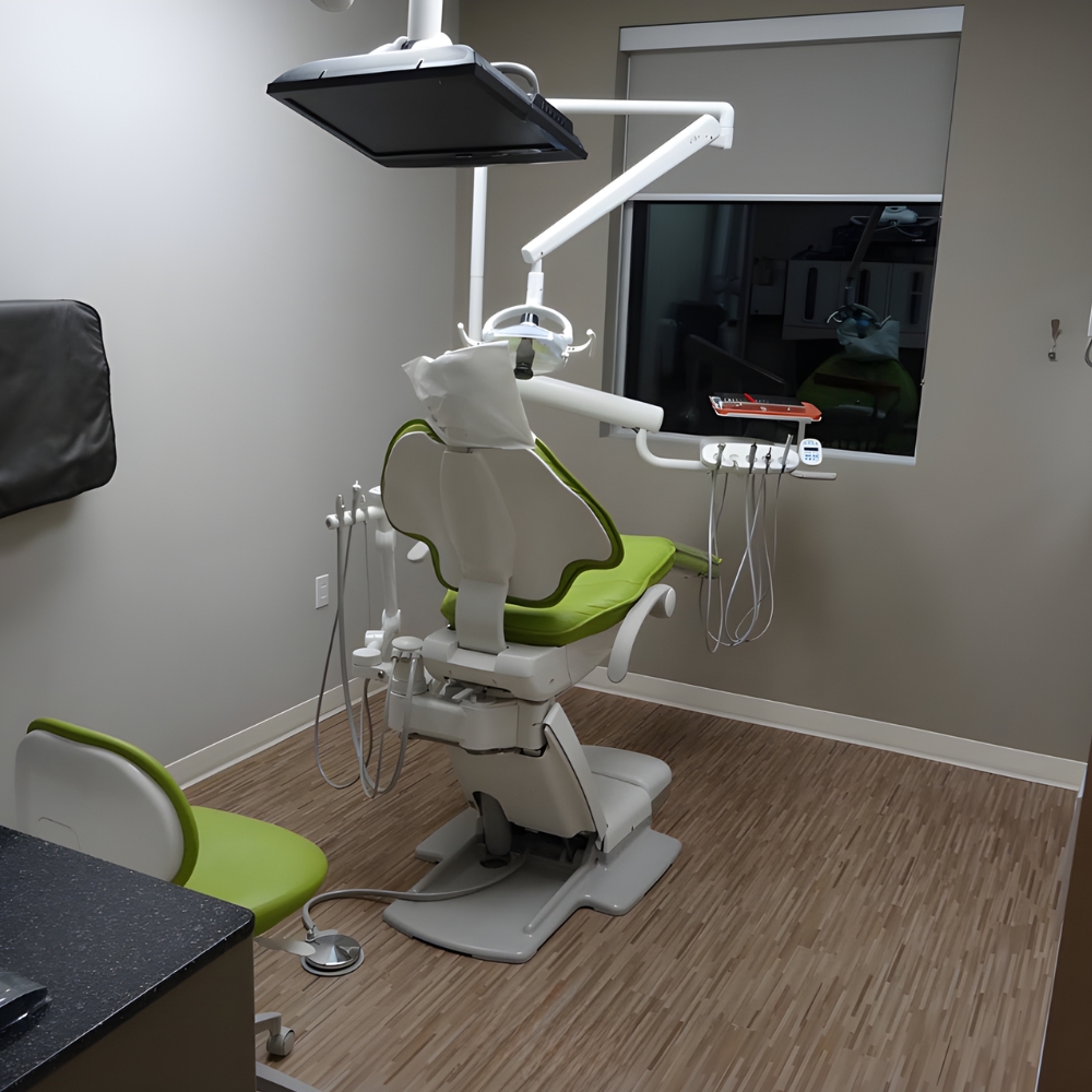 Reception area of Petrolia Dentistry clinic in Ontario